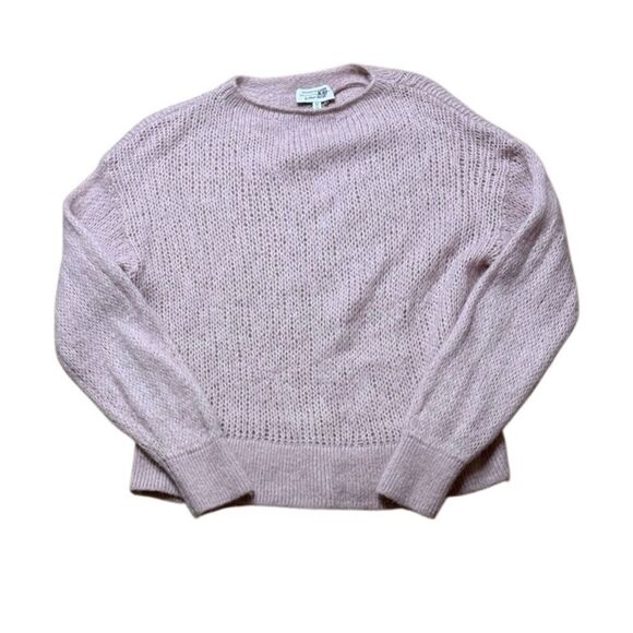 & Other Stories Crewneck Open Knit Oversized Alpaca Sweater Small - Picture 2 of 7